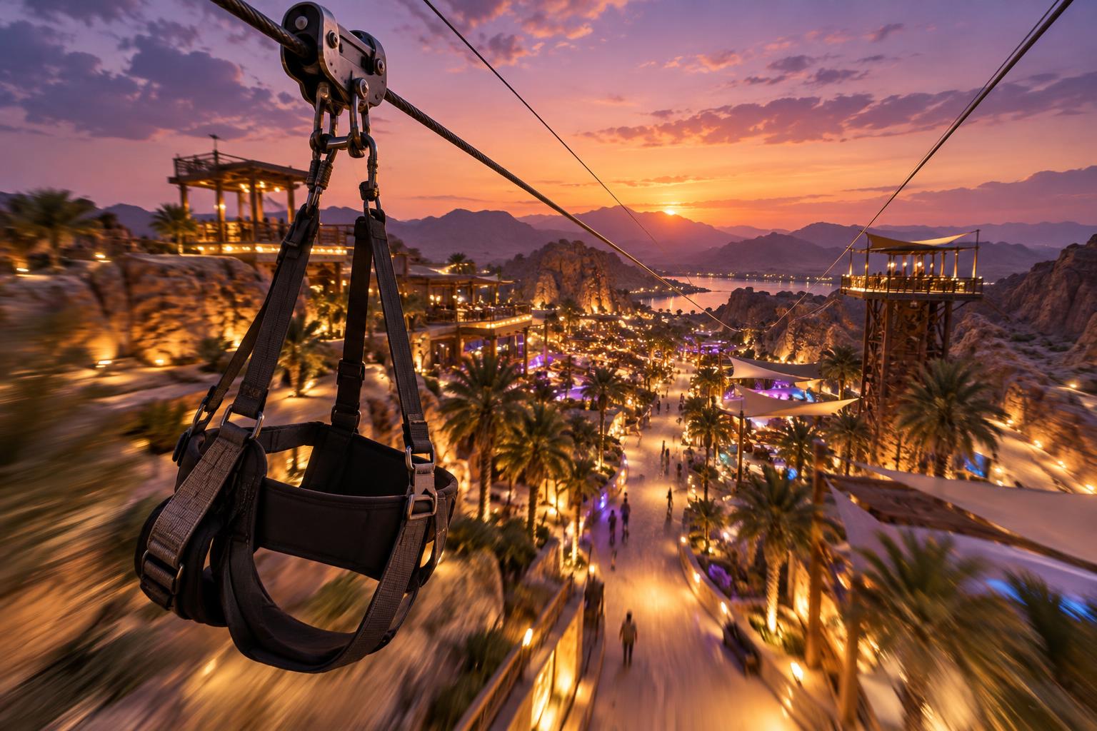 OriginalTickets illustration for Fly Linq Zipline (Multiple Dates and Times) at Promenade at The LINQ