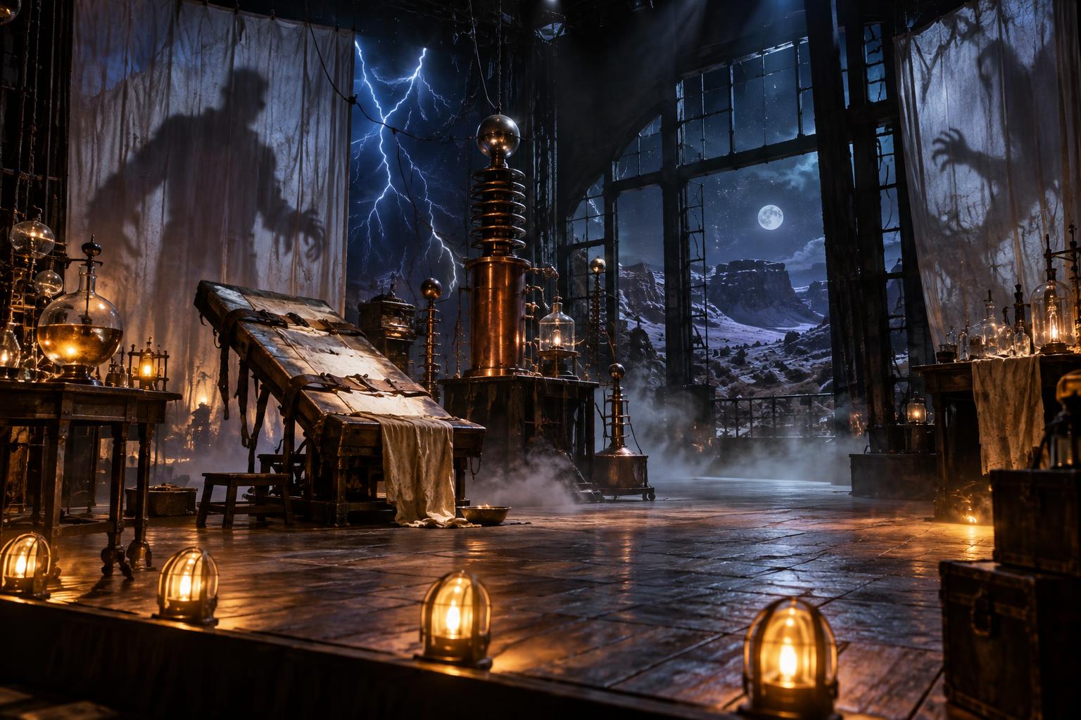 OriginalTickets illustration for Mary Shelley's Frankenstein at Eileen and Allen Anes Studio Theatre