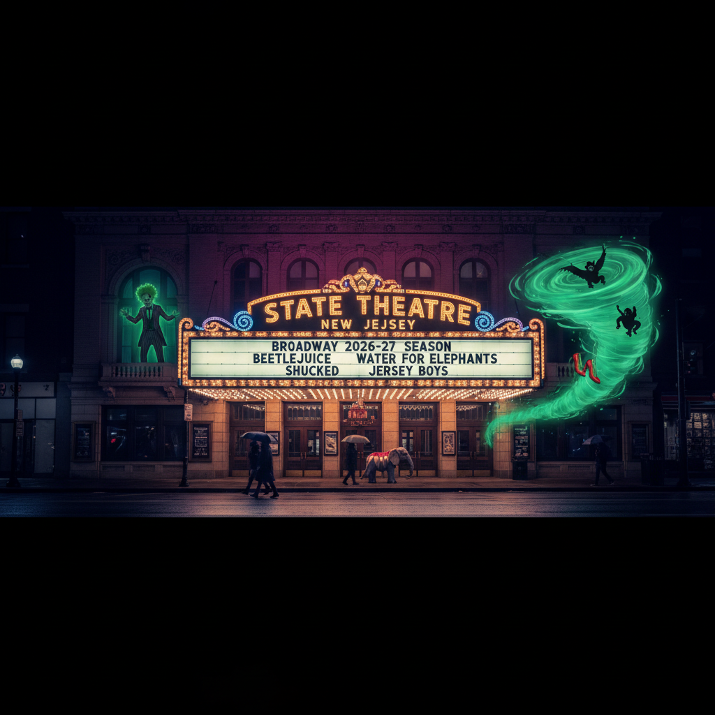 State Theatre New Jersey Reveals 2026-27 Broadway Season Featuring BEETLEJUICE, THE WIZ
