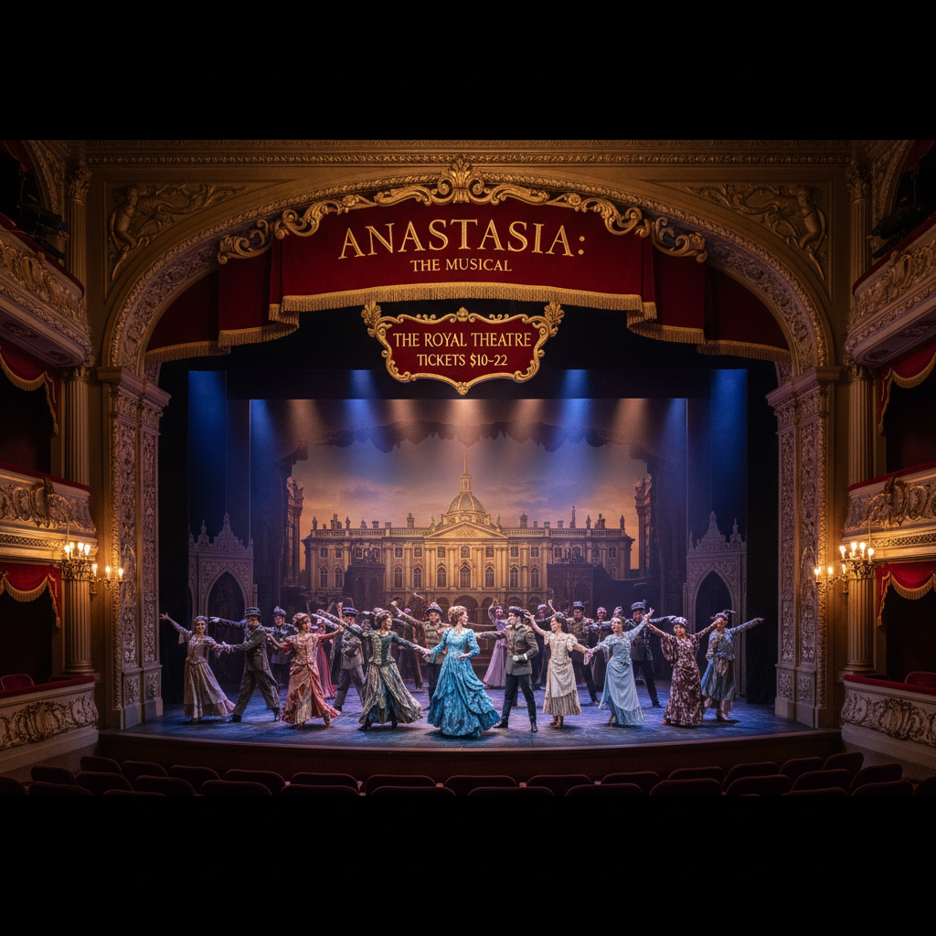 ANASTASIA: THE MUSICAL Comes to The Royal Theatre, Tickets $10-22