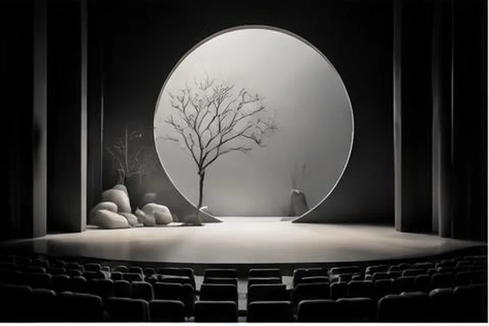 Original CGI miniature stage for Cirque Du Soleil - Twas The Night Before