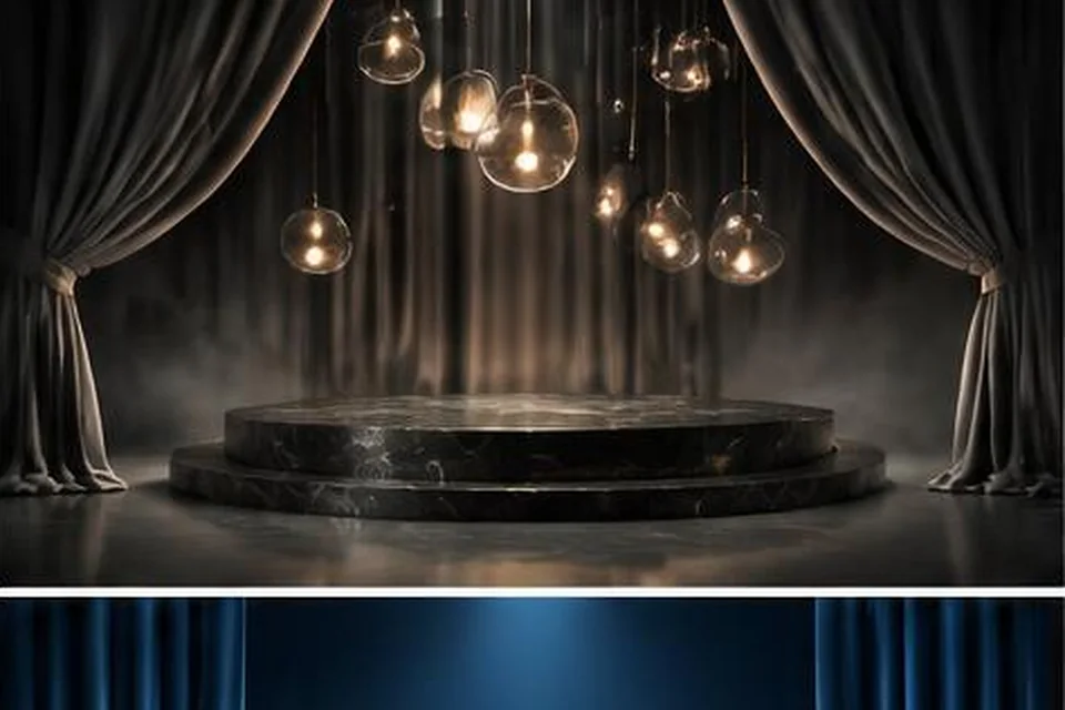 Original CGI miniature stage for Martin Lawrence