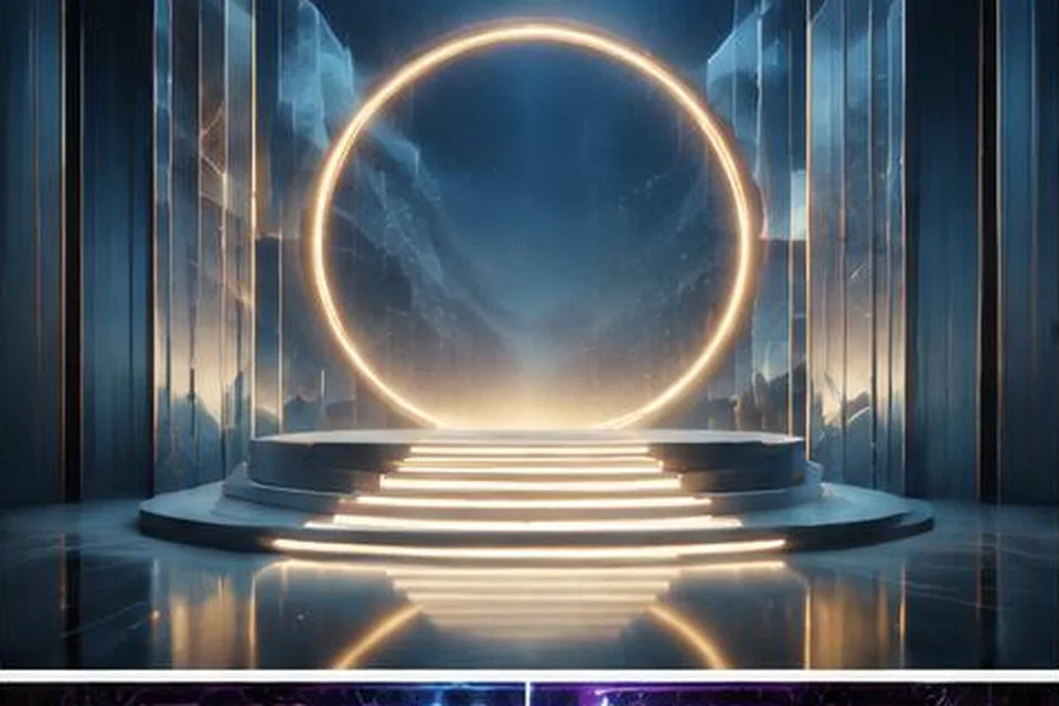Original CGI miniature stage for MJ - The Musical