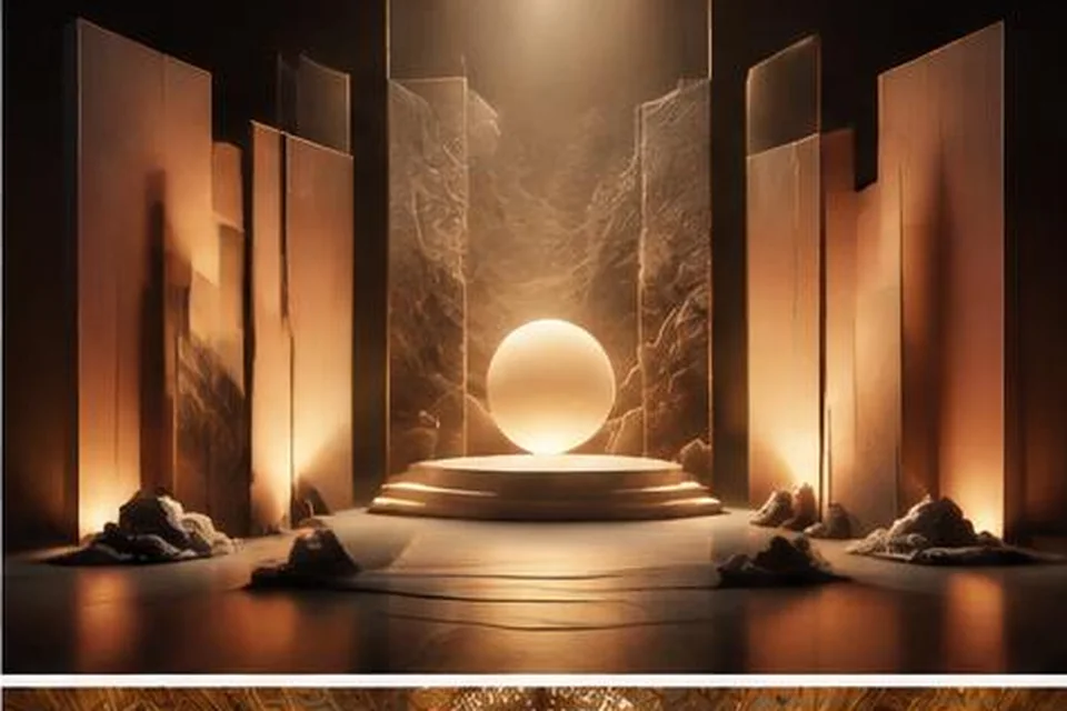 Original CGI miniature stage for MJ - The Musical