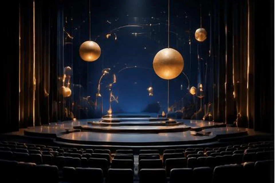 Original CGI miniature stage for Nutcracker! Magical Christmas Ballet